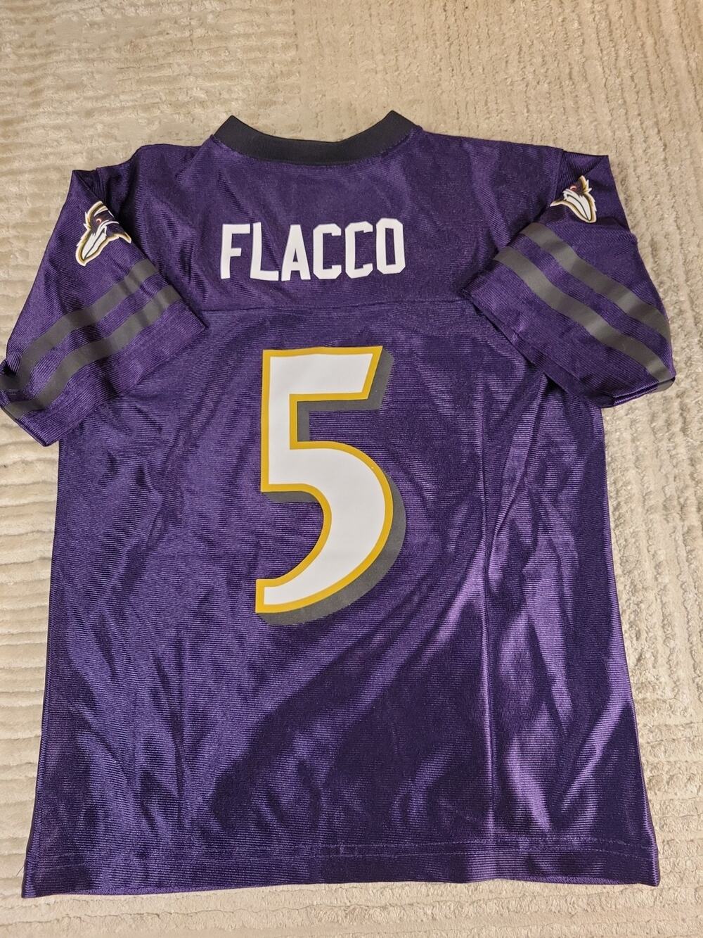 Joe Flacco Baltimore Ravens Jersey Football Youth Size Large boys kids Children